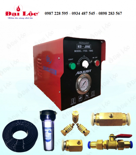 Bộ máy phun sương Kojine 100 đầu phun